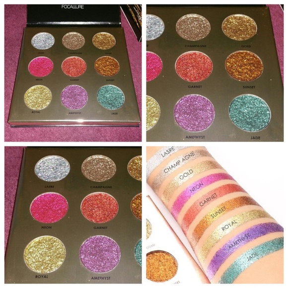 Focallure Other - Focallure Electric Glow Glitter Eyeshadow Palette